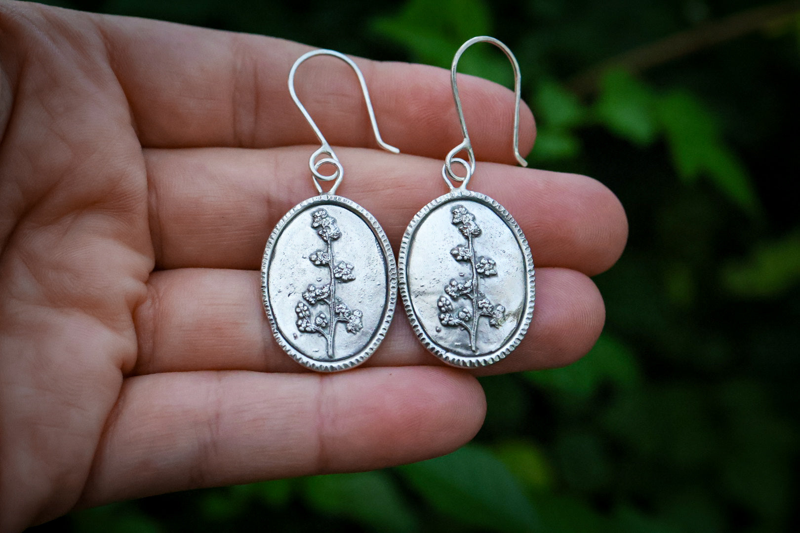 Botanical Burst Dangle Earrings