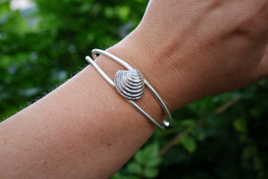 Beach Comber Cockle Shell Cuff Bracelet