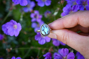 Golden Hills Turquoise Ring- Size 9