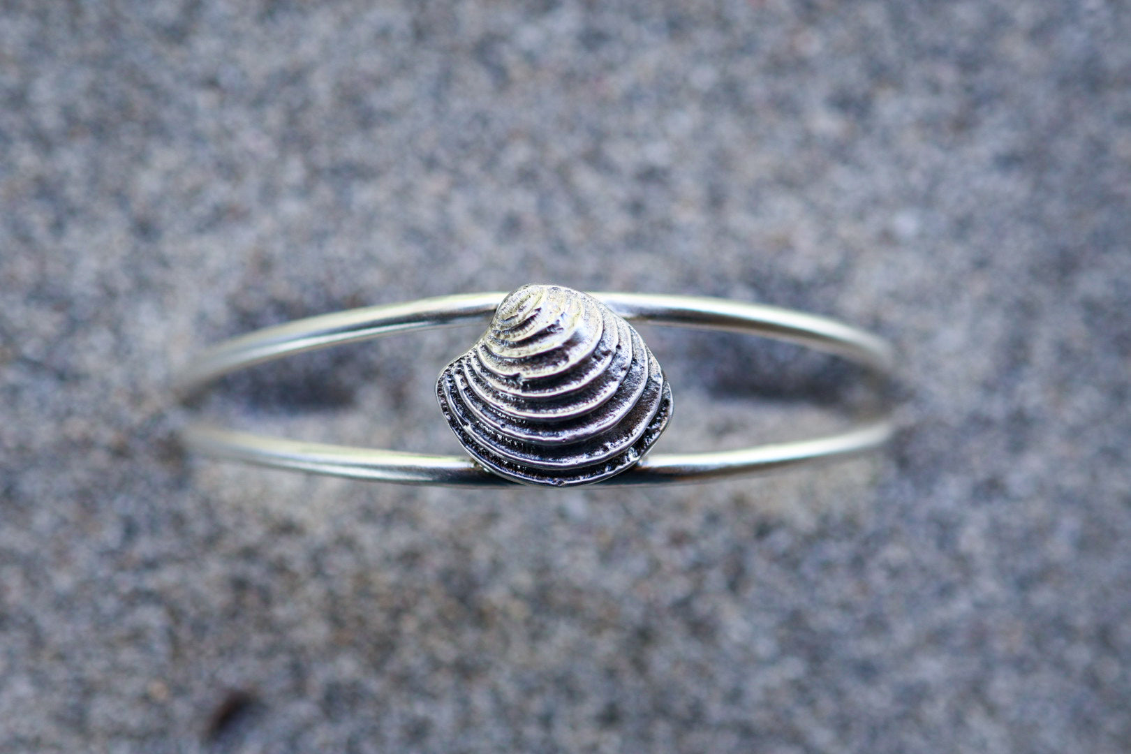 Beach Comber Cockle Shell Cuff Bracelet