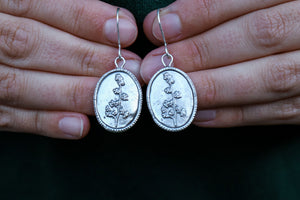 Botanical Burst Dangle Earrings