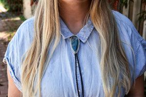 Bolo Tie with Shattuckite