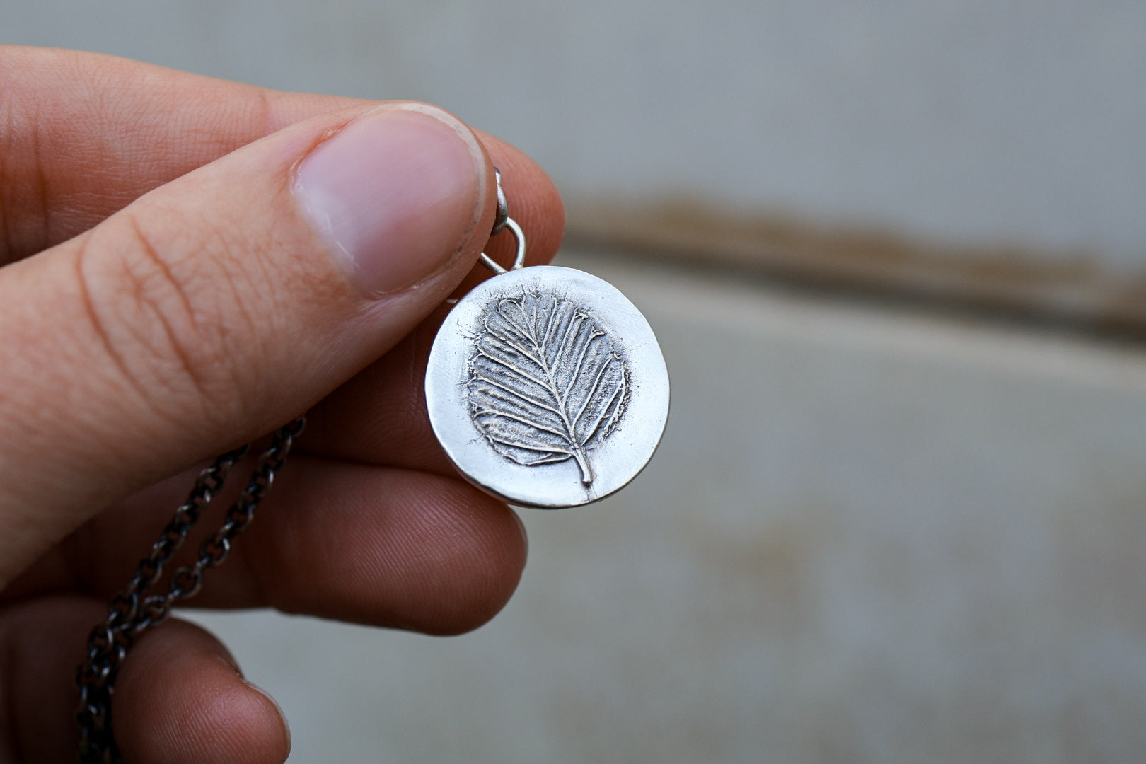 Myrtle Leaf Necklace