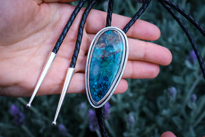 Bolo Tie with Shattuckite