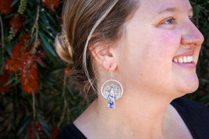 Lunarscape Earrings with Tiffany Stone **Discounted**