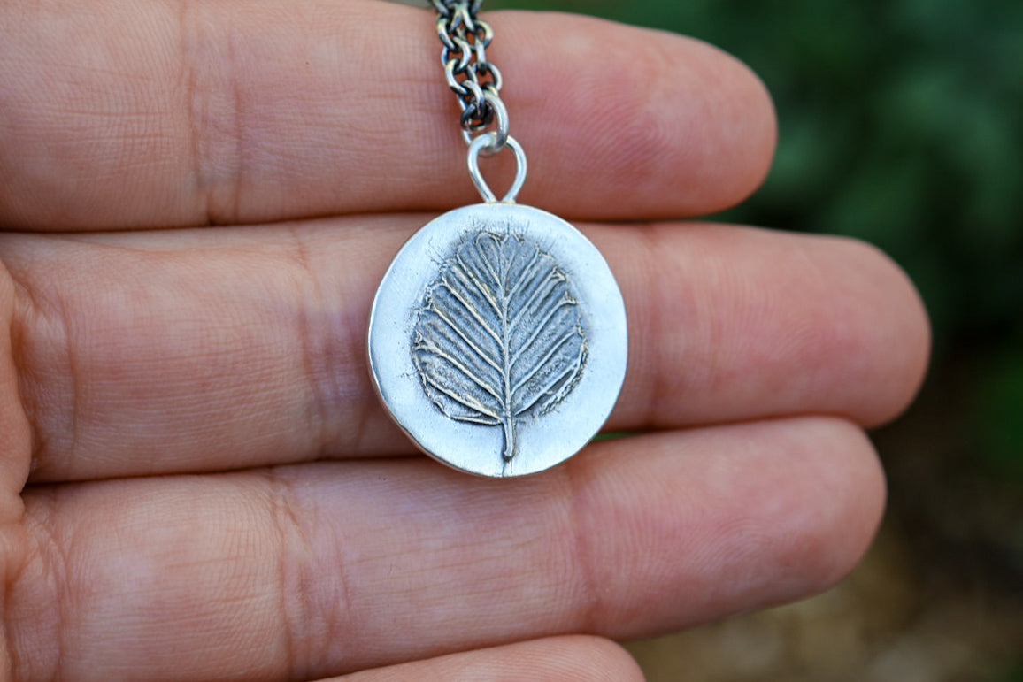 Myrtle Leaf Necklace