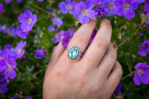 Golden Hills Turquoise Ring- Size 9