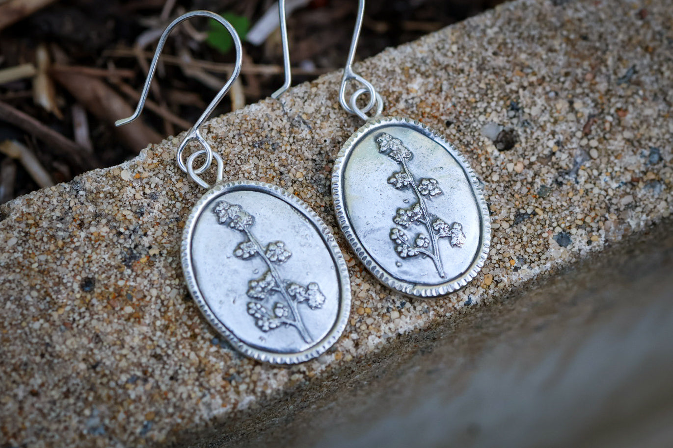 Botanical Burst Dangle Earrings