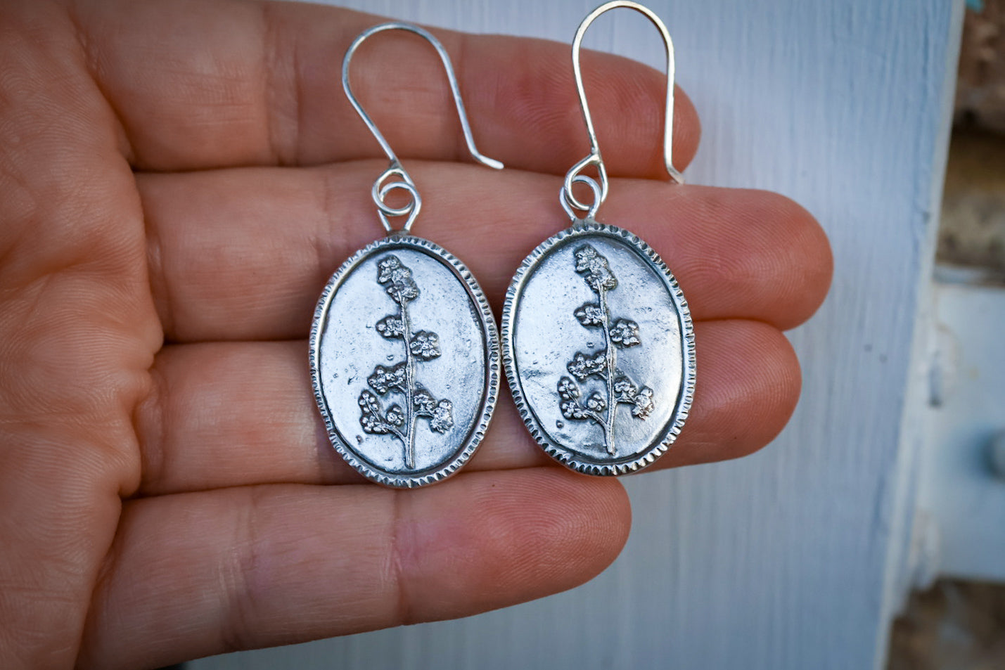 Botanical Burst Dangle Earrings