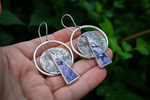 Lunarscape Earrings with Tiffany Stone **Discounted**