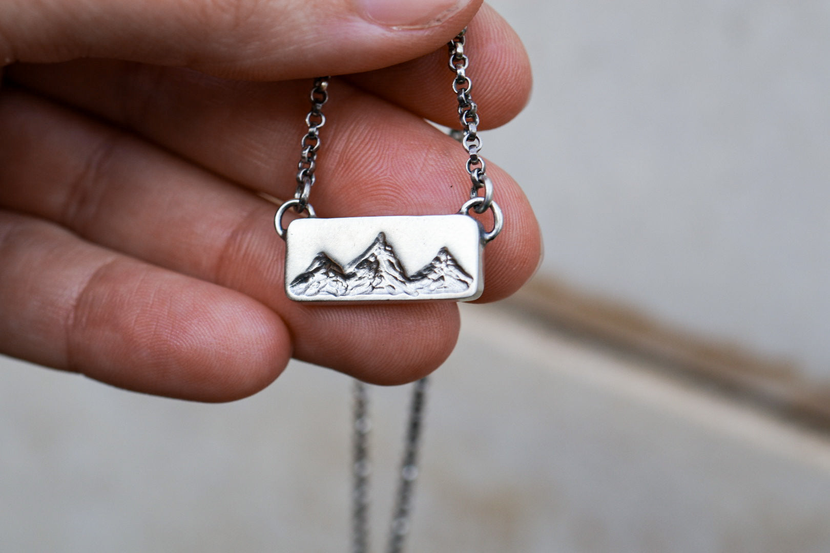 Mountain Peak Necklace