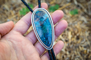 Bolo Tie with Shattuckite