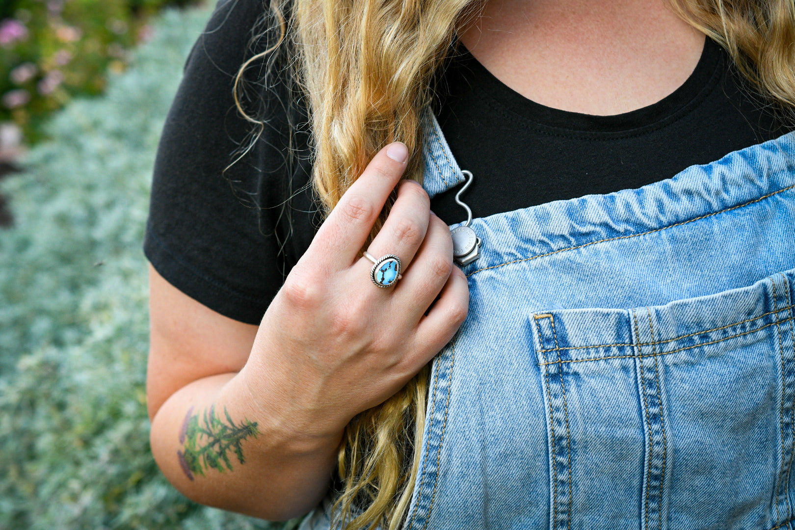 Golden Hills Turquoise Ring- Size 9