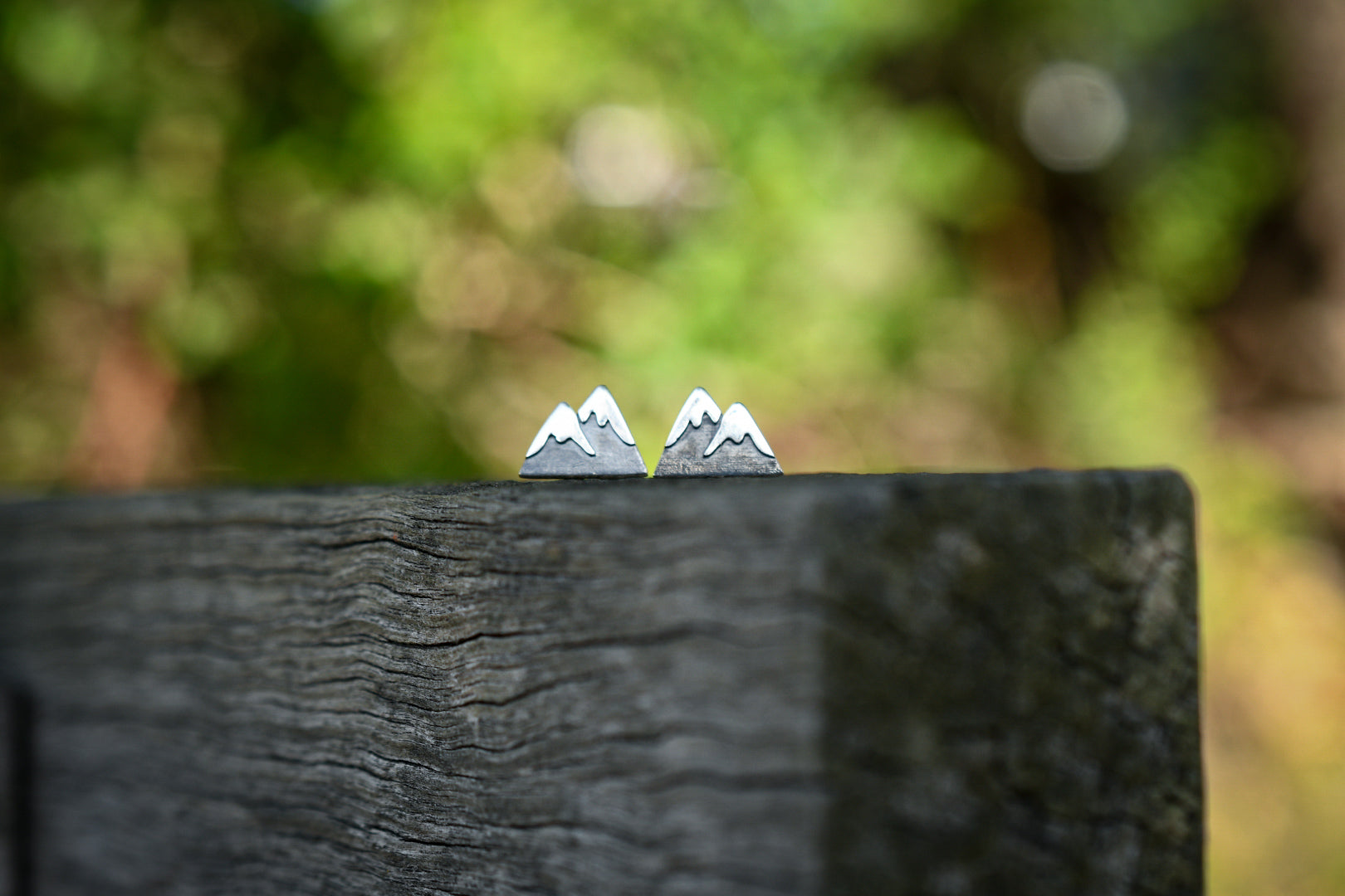 Mountain Peak Stud Earrings