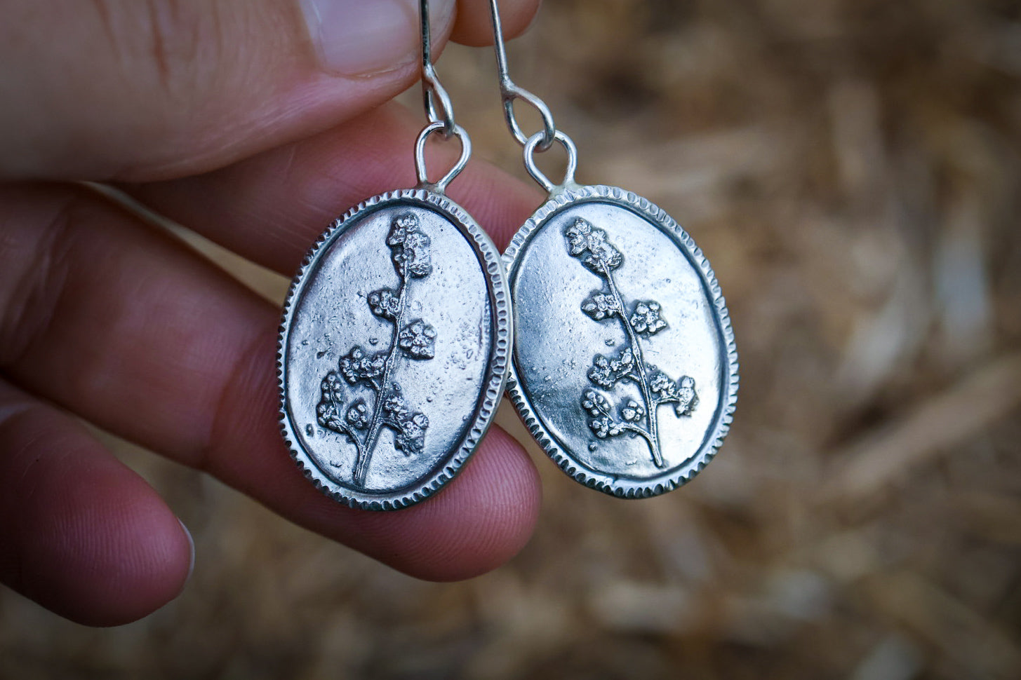 Botanical Burst Dangle Earrings