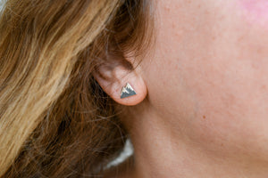 Mountain Peak Stud Earrings