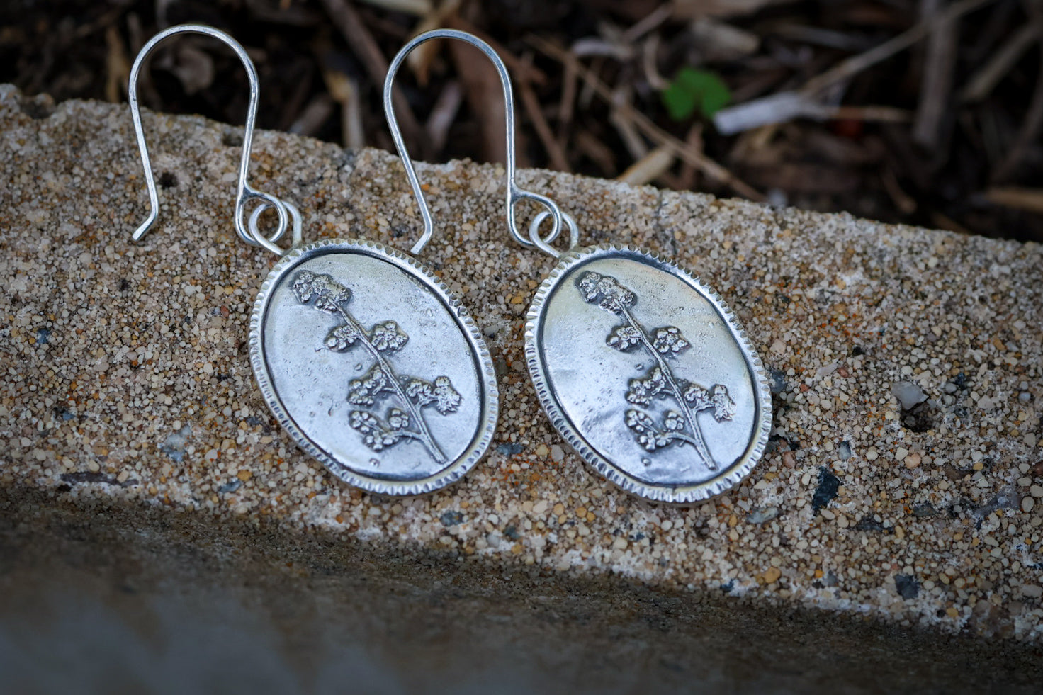 Botanical Burst Dangle Earrings