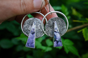 Lunarscape Earrings with Tiffany Stone **Discounted**