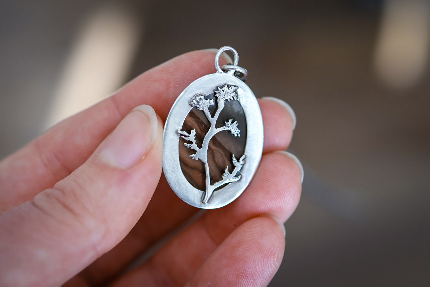 Desert Dreamer Reversible Pendant with Polychrome Jasper