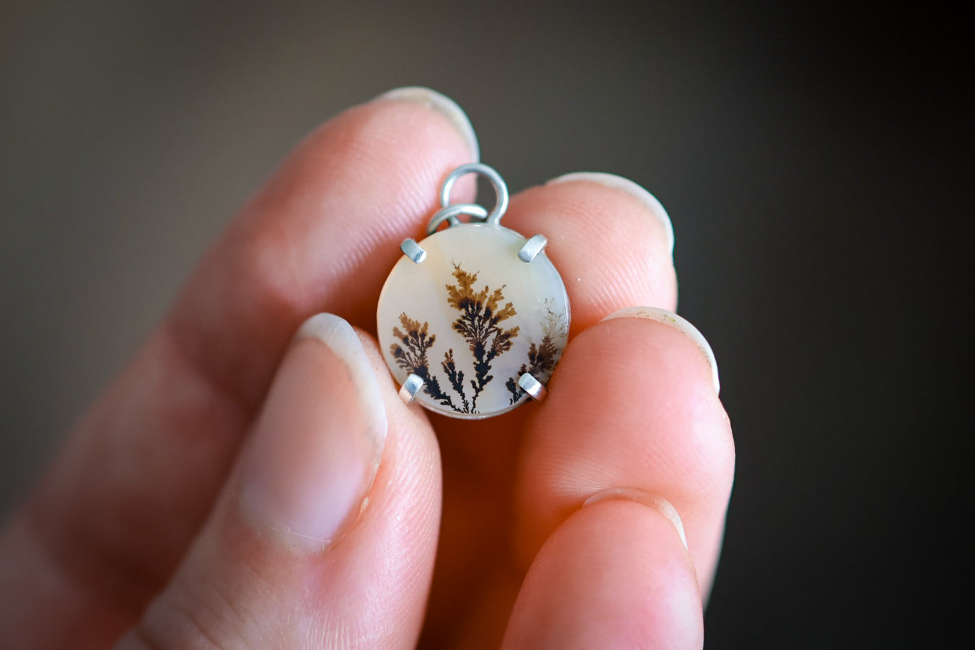 Dendritic Agate Necklace