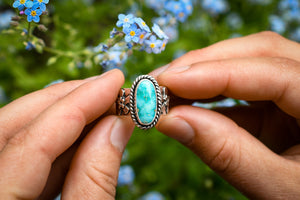 Forget Me Not Ring- Size 7.5